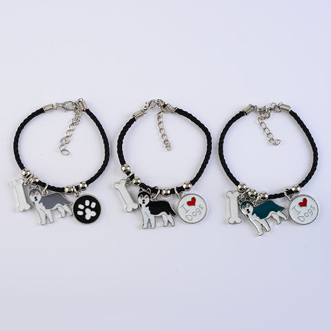 Husky charm bracelets