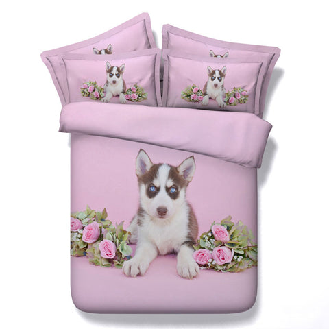 Cute Husky Bedding Sets