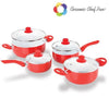 BATERÍA DE COCINA CERAMIC CHEF PAN (8 PIEZAS)