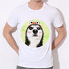 New Husky 3d Printed T-shirts Women/Men