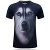 New men's Siberian Husky t shirt