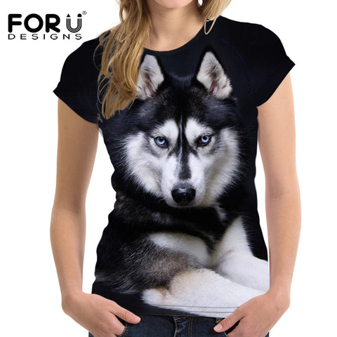 Huskie Women T Shirt