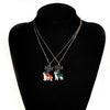2PCS/SET husky Pendant