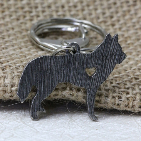 Siberian Husky Keychain