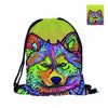 Husky Double Sides Men Women School Bag