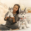 Small cute plush Husky
