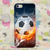 Lavaza Fire Football Soccer Ball Hard Transparent Cover Case for iPhone X 10 8 7 6 6S Plus 5 5S SE 5C 4 4S