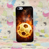 Lavaza Fire Football Soccer Ball Hard Transparent Cover Case for iPhone X 10 8 7 6 6S Plus 5 5S SE 5C 4 4S