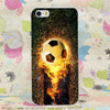 Lavaza Fire Football Soccer Ball Hard Transparent Cover Case for iPhone X 10 8 7 6 6S Plus 5 5S SE 5C 4 4S